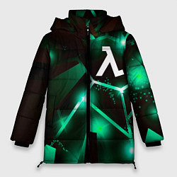 Куртка зимняя женская Half-Life разлом плит, цвет: 3D-черный