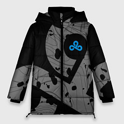 Куртка зимняя женская Форма Cloud 9 black, цвет: 3D-красный