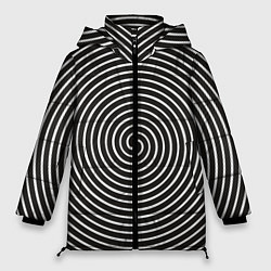 Куртка зимняя женская Оптическая спираль, цвет: 3D-светло-серый