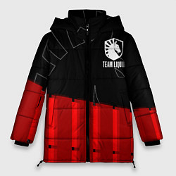 Куртка зимняя женская Форма Team Liquid red, цвет: 3D-черный