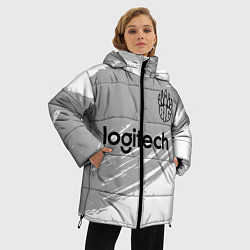 Куртка зимняя женская Форма BIG white, цвет: 3D-светло-серый — фото 2