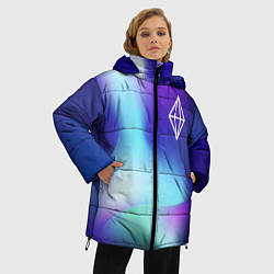 Куртка зимняя женская The Sims northern cold, цвет: 3D-черный — фото 2