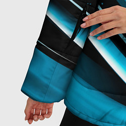 Куртка зимняя женская BMW sign БМВ, цвет: 3D-светло-серый — фото 2