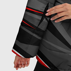 Куртка зимняя женская No pain no gain - красный, цвет: 3D-черный — фото 2