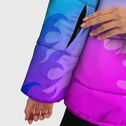 Куртка зимняя женская Placebo неоновый огонь, цвет: 3D-черный — фото 2