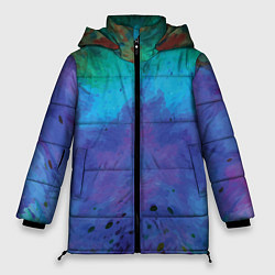 Куртка зимняя женская Лазурный стиль, цвет: 3D-черный