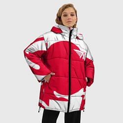 Куртка зимняя женская T1 форма, цвет: 3D-светло-серый — фото 2