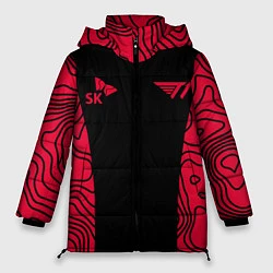 Куртка зимняя женская T1 форма red, цвет: 3D-черный