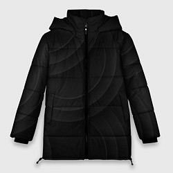 Куртка зимняя женская Объемный паттерн c кругами, цвет: 3D-светло-серый