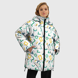 Куртка зимняя женская Figurines, цвет: 3D-светло-серый — фото 2
