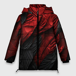 Куртка зимняя женская Red black texture, цвет: 3D-светло-серый