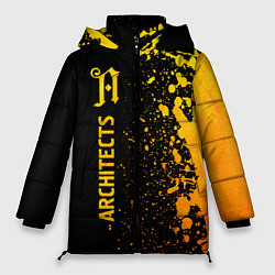 Куртка зимняя женская Architects - gold gradient: по-вертикали, цвет: 3D-черный