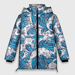 Куртка зимняя женская Sea waves, цвет: 3D-черный