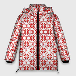 Куртка зимняя женская Алатырь - славянский символ, цвет: 3D-светло-серый