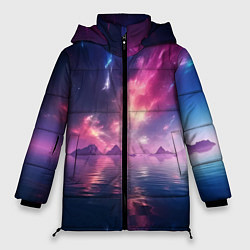 Куртка зимняя женская Space and islands, цвет: 3D-черный