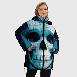 Куртка зимняя женская Проклятие монахини, цвет: 3D-светло-серый — фото 2