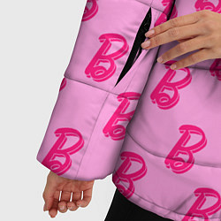 Куртка зимняя женская Барби Фильм Текстура, цвет: 3D-красный — фото 2