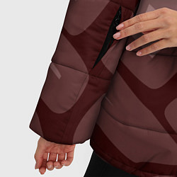Куртка зимняя женская Кофейный камуфляж, цвет: 3D-черный — фото 2