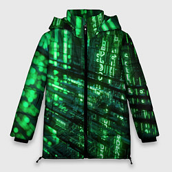 Куртка зимняя женская Цифровая текстура, цвет: 3D-светло-серый