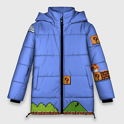 Куртка зимняя женская Первый уровень Марио, цвет: 3D-красный
