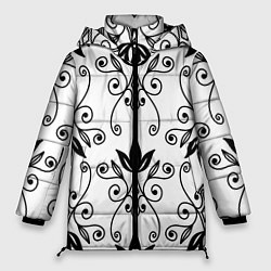 Куртка зимняя женская Royal Lily - pattern, цвет: 3D-черный