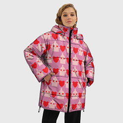 Куртка зимняя женская Безопасный секс, цвет: 3D-светло-серый — фото 2