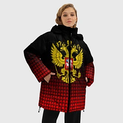 Куртка зимняя женская Русский мир, цвет: 3D-красный — фото 2