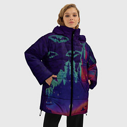 Куртка зимняя женская Дом с загадочной репутацией, цвет: 3D-черный — фото 2
