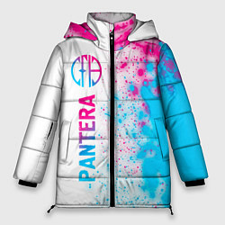 Куртка зимняя женская Pantera neon gradient style: по-вертикали, цвет: 3D-черный