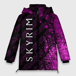 Куртка зимняя женская Skyrim pro gaming: по-вертикали, цвет: 3D-черный