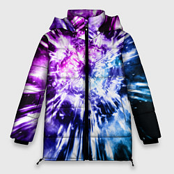 Куртка зимняя женская Неоновый взрыв, цвет: 3D-светло-серый
