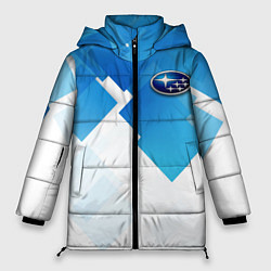 Куртка зимняя женская Subaru art, цвет: 3D-черный