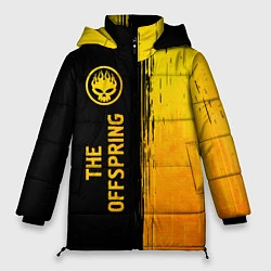 Куртка зимняя женская The Offspring - gold gradient по-вертикали, цвет: 3D-черный