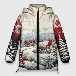 Куртка зимняя женская Зимнее чудо, цвет: 3D-светло-серый