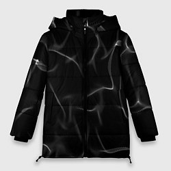 Куртка зимняя женская Узор дыма, цвет: 3D-черный