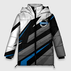 Куртка зимняя женская Volvo - blue sport, цвет: 3D-светло-серый