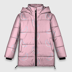 Куртка зимняя женская Розовая луна, цвет: 3D-черный