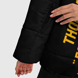 Куртка зимняя женская Thousand Foot Krutch - gold gradient по-вертикали, цвет: 3D-черный — фото 2