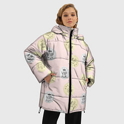Куртка зимняя женская ВИП персона, цвет: 3D-черный — фото 2