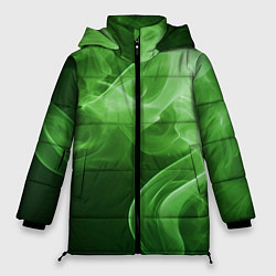 Куртка зимняя женская Зеленый дым, цвет: 3D-черный