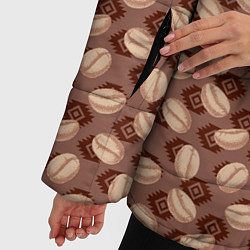 Куртка зимняя женская Coffee beans, цвет: 3D-светло-серый — фото 2