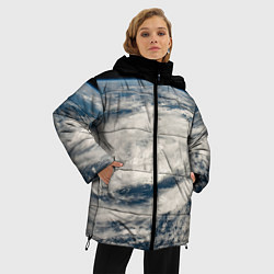 Куртка зимняя женская Шторм в Аравийском море, цвет: 3D-светло-серый — фото 2