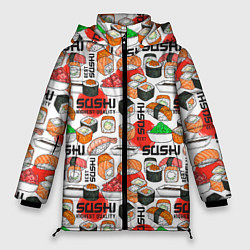 Куртка зимняя женская Best sushi, цвет: 3D-черный