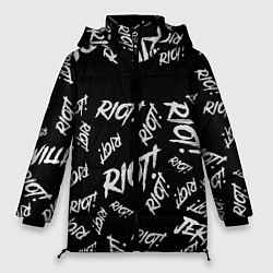 Куртка зимняя женская Paramore alllogo, цвет: 3D-черный