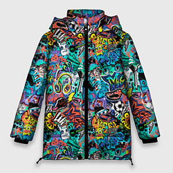 Куртка зимняя женская Music life, цвет: 3D-черный