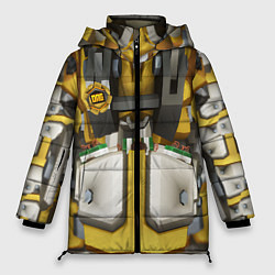 Куртка зимняя женская Deep roock galactic броня бурильщика, цвет: 3D-светло-серый
