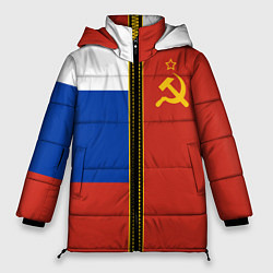 Куртка зимняя женская Россия и СССР, цвет: 3D-красный
