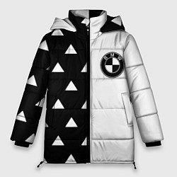 Куртка зимняя женская BMW геометрия, цвет: 3D-черный