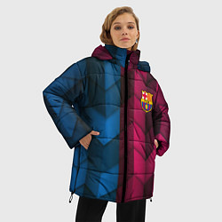 Куртка зимняя женская Real Madrid sport uniform, цвет: 3D-светло-серый — фото 2