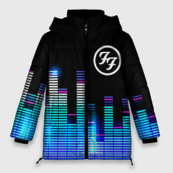 Куртка зимняя женская Foo Fighters эквалайзер, цвет: 3D-черный